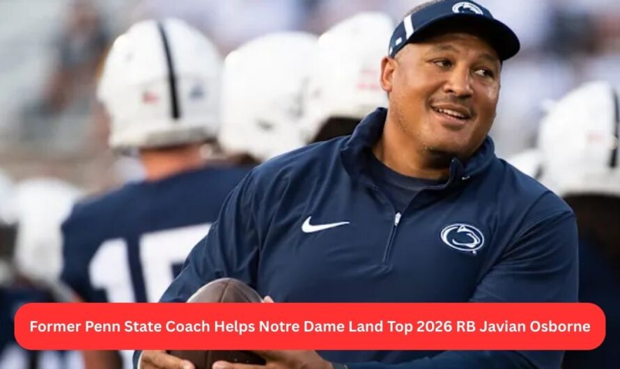 Former Penn State Coach Helps Notre Dame Land Top 2026 RB Javian Osborne