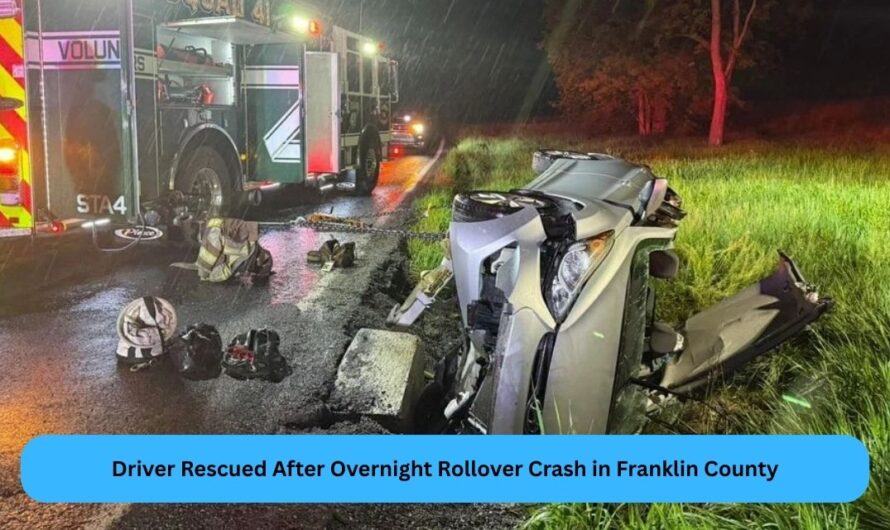 Driver Rescued After Overnight Rollover Crash in Franklin County