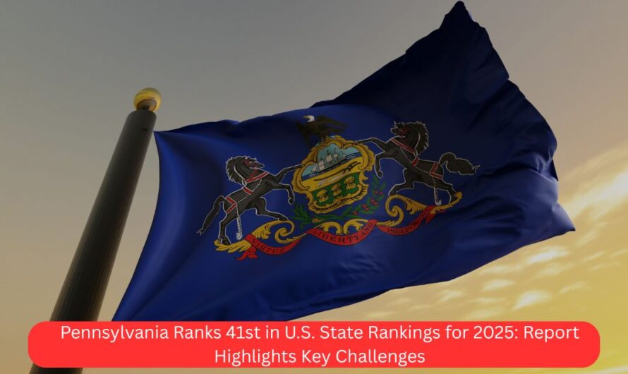 Pennsylvania Ranks 41st in U.S. State Rankings for 2025: Report Highlights Key Challenges