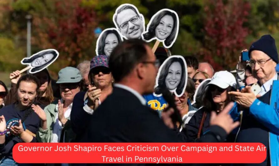 Governor Josh Shapiro Faces Criticism Over Campaign and State Air Travel in Pennsylvania