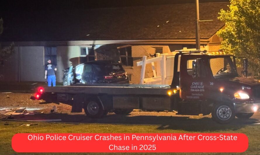 Ohio Police Cruiser Crashes in Pennsylvania After Cross-State Chase