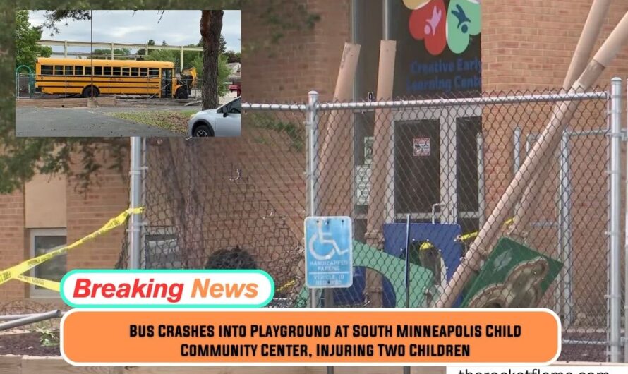 Bus Crashes into Playground at South Minneapolis Child Community Center, Injuring Two Children