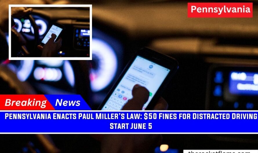 Pennsylvania Enacts Paul Miller’s Law: $50 Fines for Distracted Driving Start June 5