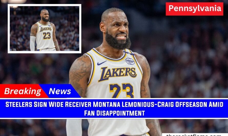 Steelers Sign Wide Receiver Montana Lemonious-Craig Offseason Amid Fan Disappointment