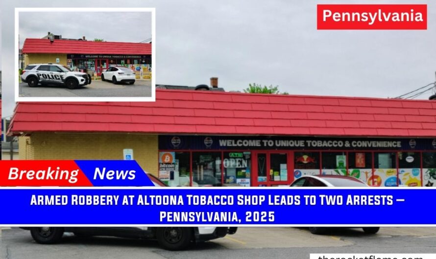 Armed Robbery at Altoona Tobacco Shop Leads to Two Arrests – Pennsylvania, 2025