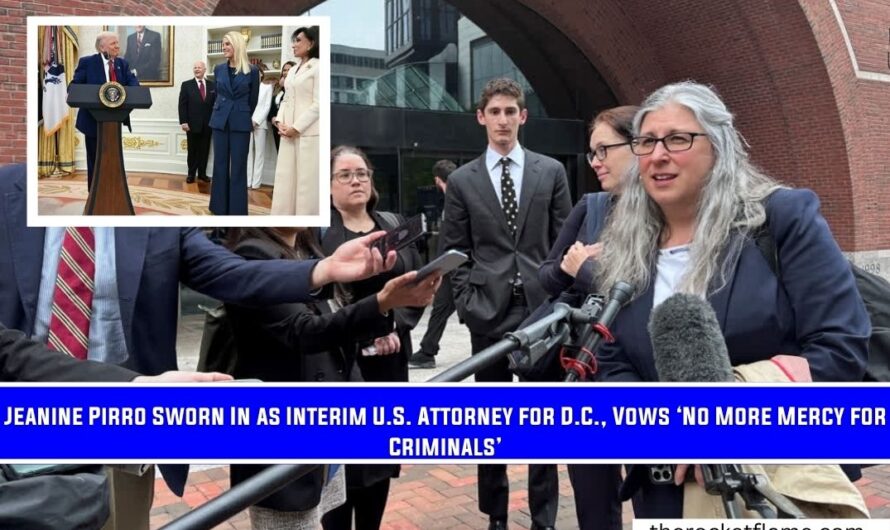 Jeanine Pirro Sworn In as Interim U.S. Attorney for D.C., Vows ‘No More Mercy for Criminals’