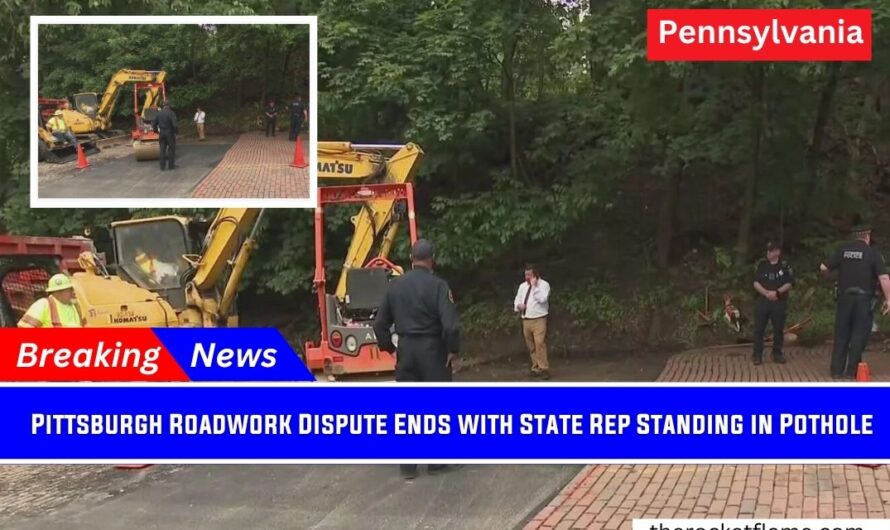 Pittsburgh Roadwork Dispute Ends with State Rep Standing in Pothole