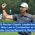 2025 Rocket Classic Leaderboard: Min Woo Lee in Contention as Duo Sets Course Record in Detroit