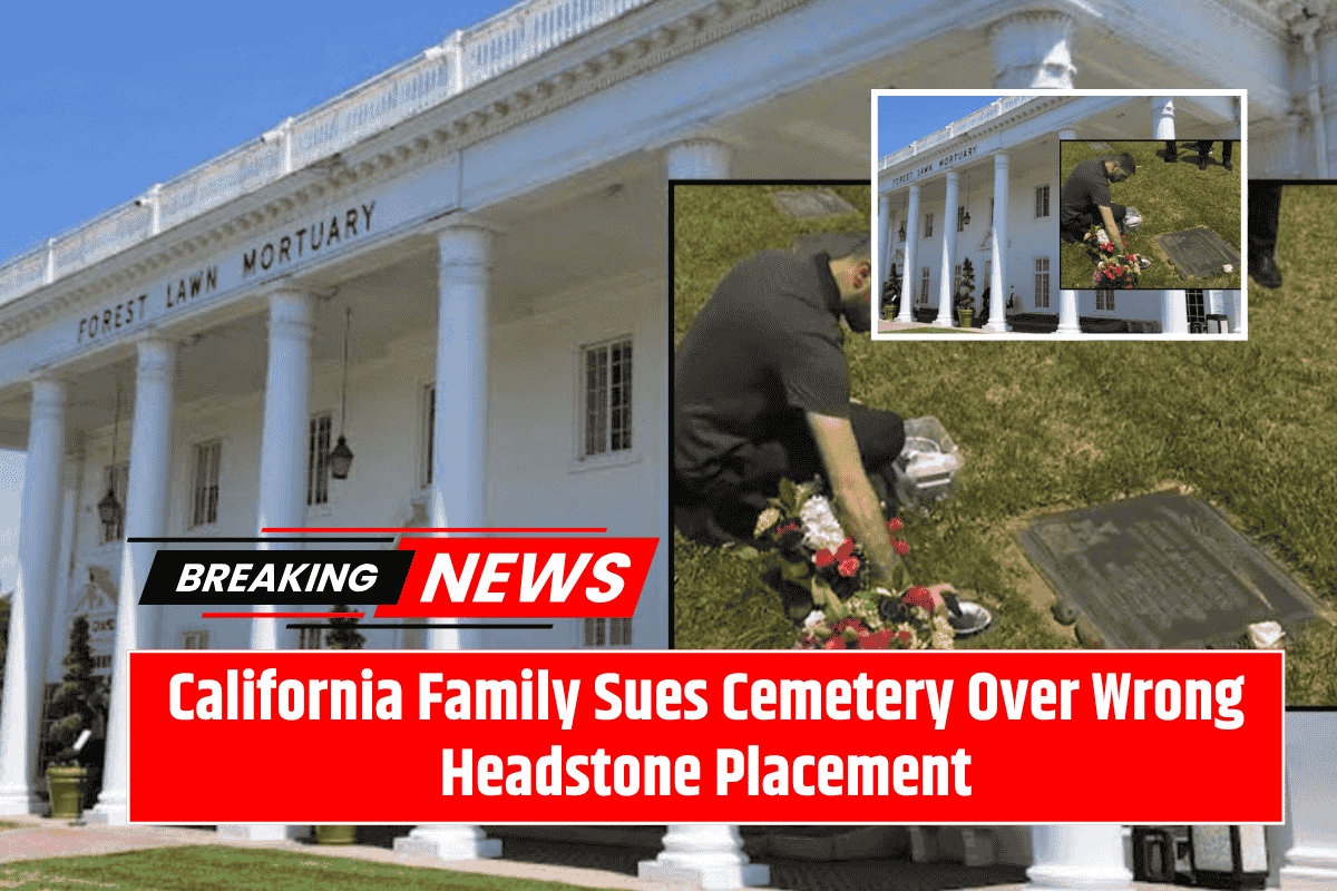 California Family Sues Cemetery Over Wrong Headstone Placement