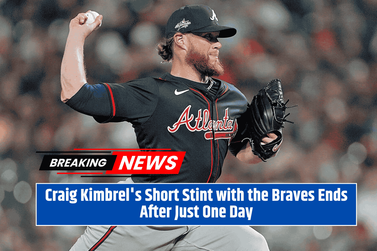 Craig Kimbrel's Short Stint with the Braves Ends After Just One Day
