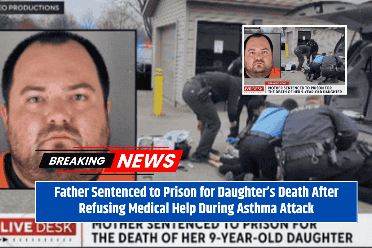 Father Sentenced to Prison for Daughter’s Death After Refusing Medical Help During Asthma Attack
