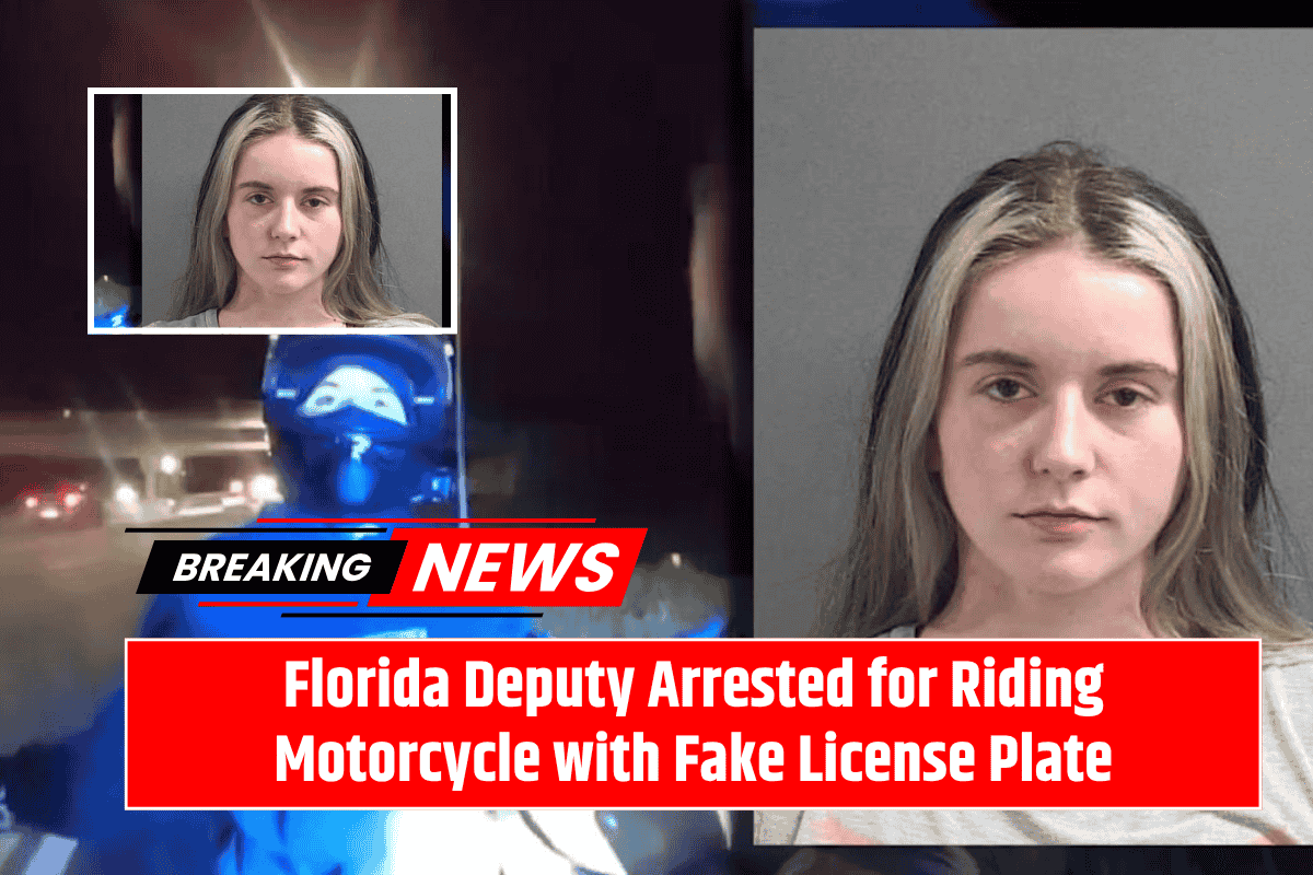 Florida Deputy Arrested for Riding Motorcycle with Fake License Plate