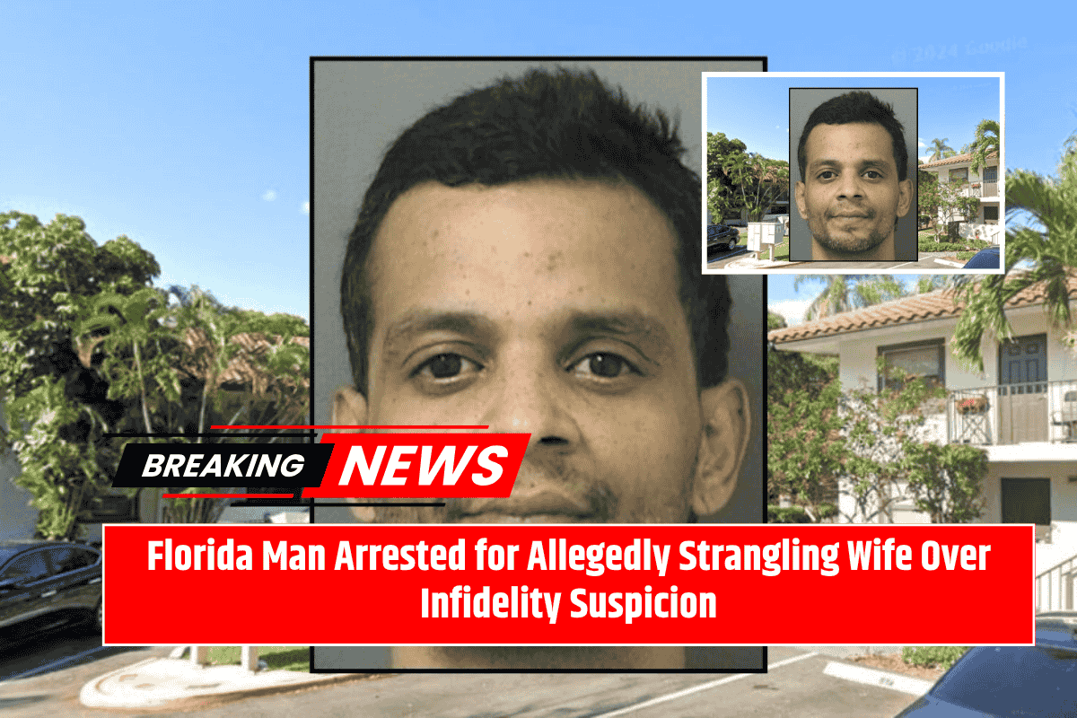 Florida Man Arrested for Allegedly Strangling Wife Over Infidelity Suspicion