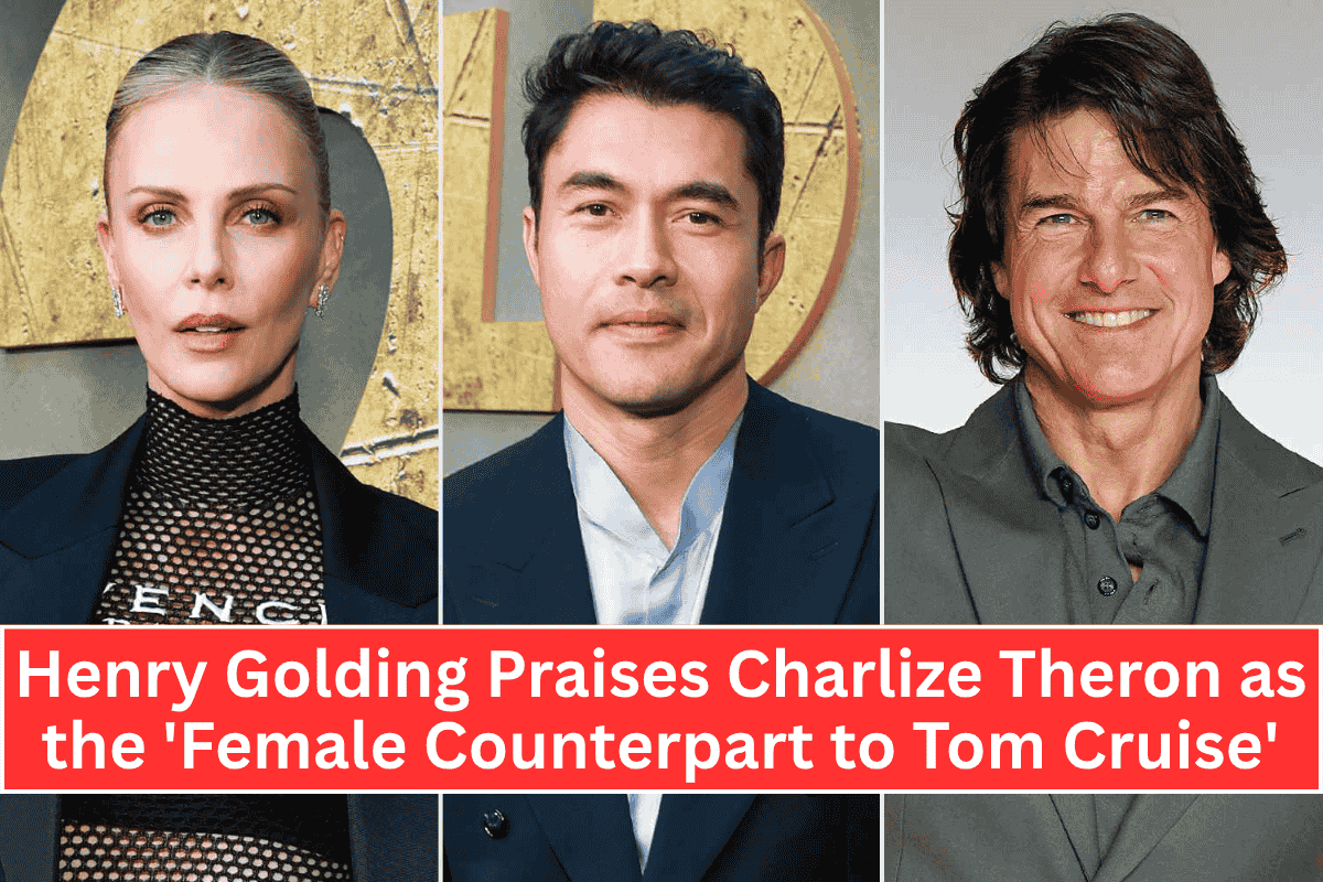 Henry Golding Praises Charlize Theron as the 'Female Counterpart to Tom Cruise'