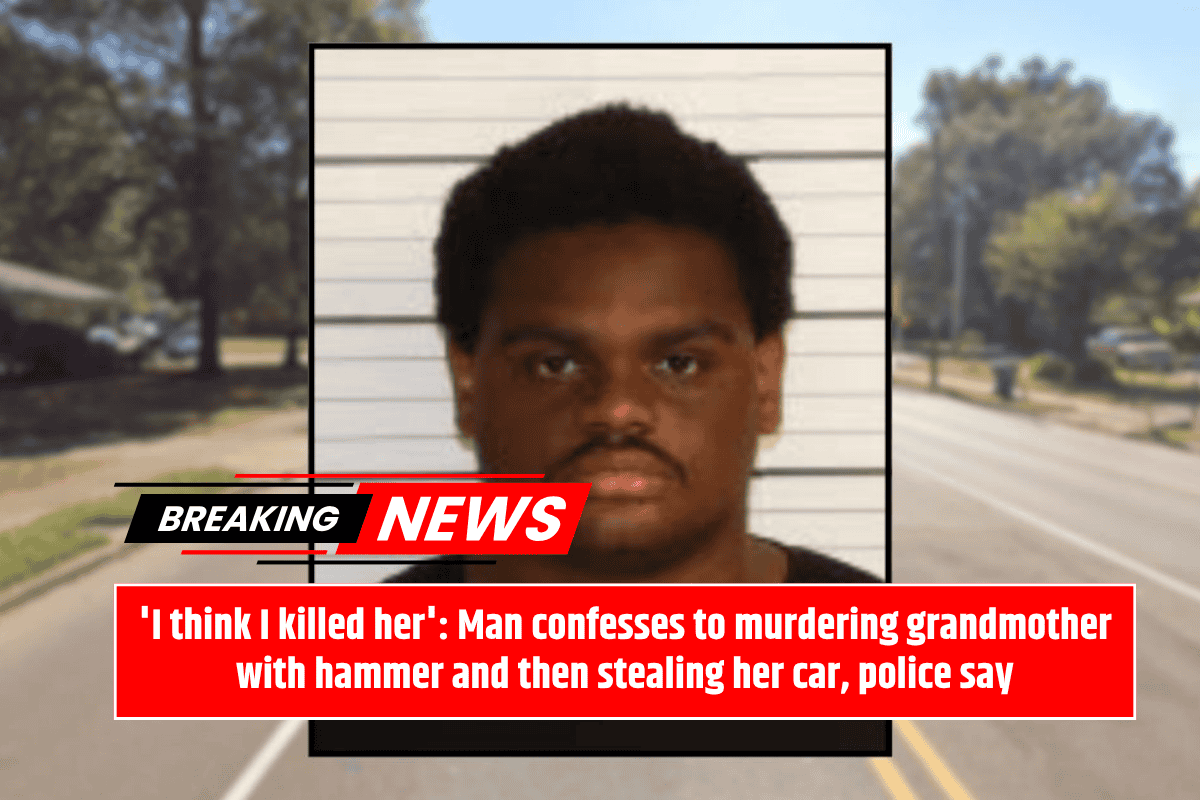 'I think I killed her': Man confesses to murdering grandmother with hammer and then stealing her car, police say