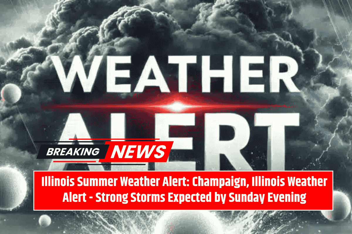 Illinois Summer Weather Alert: Champaign, Illinois Weather Alert - Strong Storms Expected by Sunday Evening