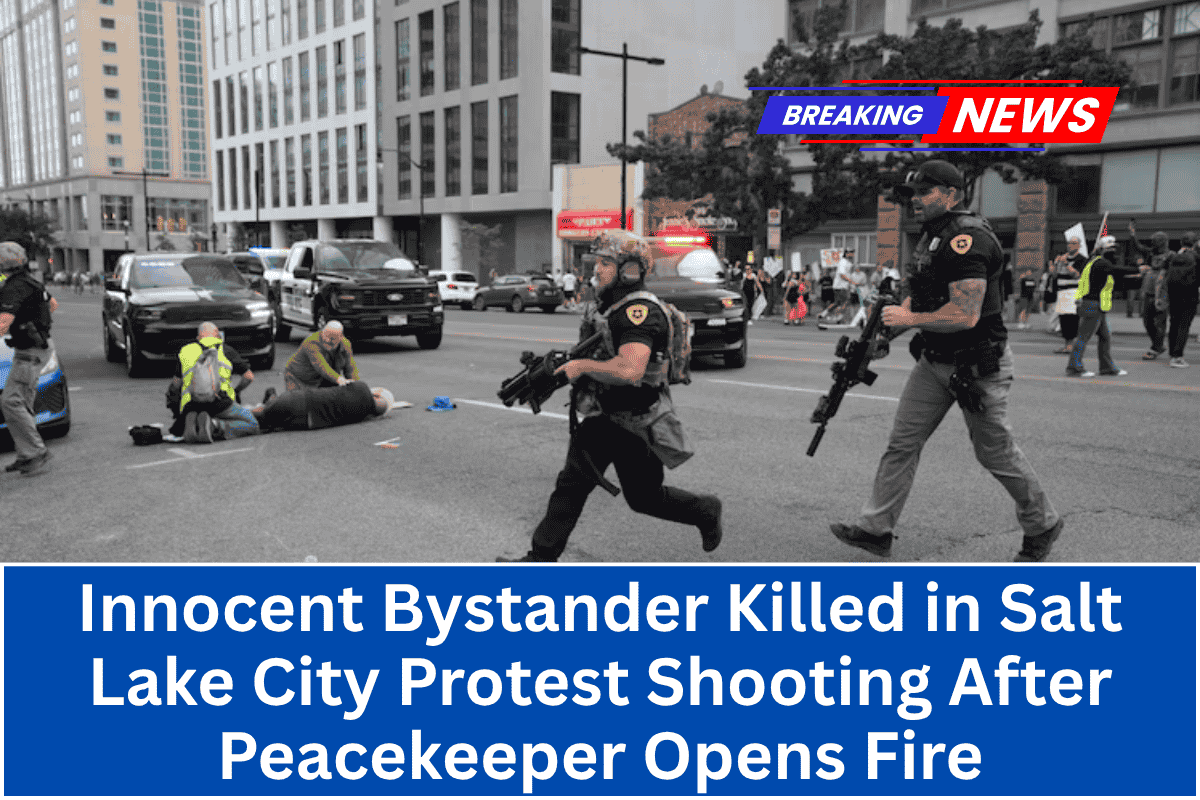 Innocent Bystander Killed in Salt Lake City Protest Shooting After Peacekeeper Opens Fire