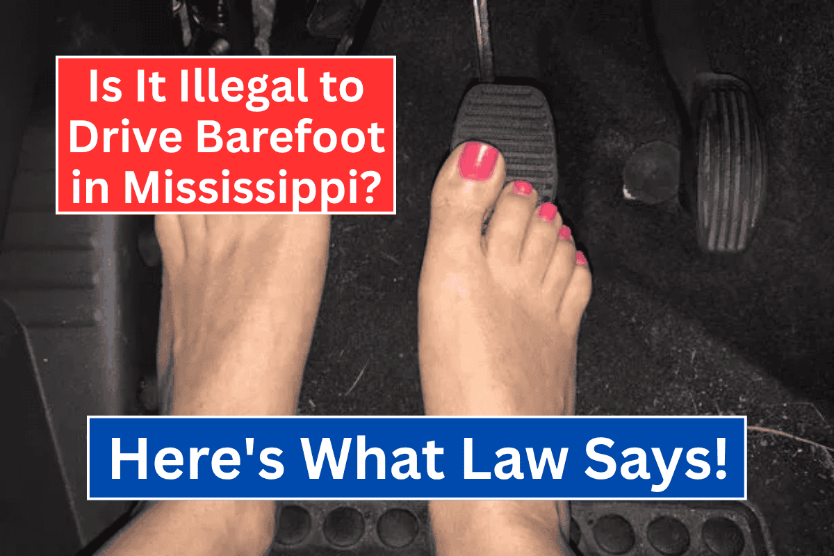 Is It Illegal to Drive Barefoot in Mississippi? Here's What Law Says!