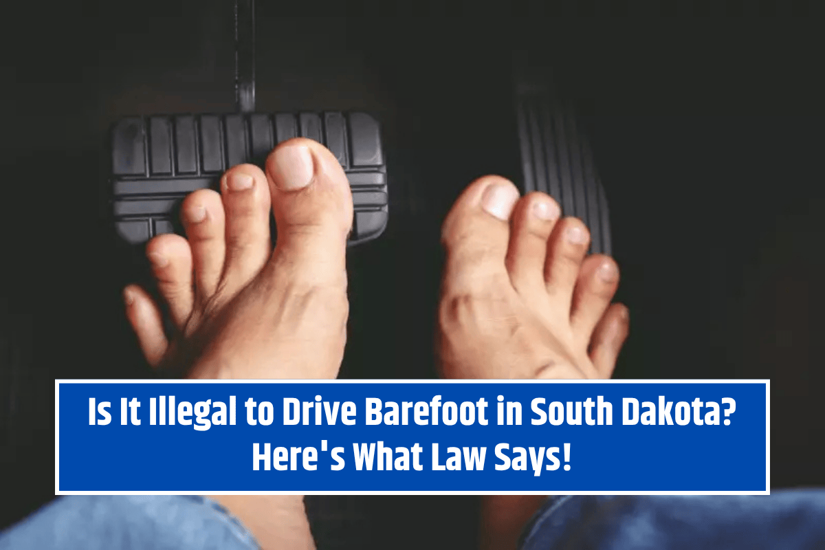 Is It Illegal to Drive Barefoot in South Dakota? Here's What Law Says!