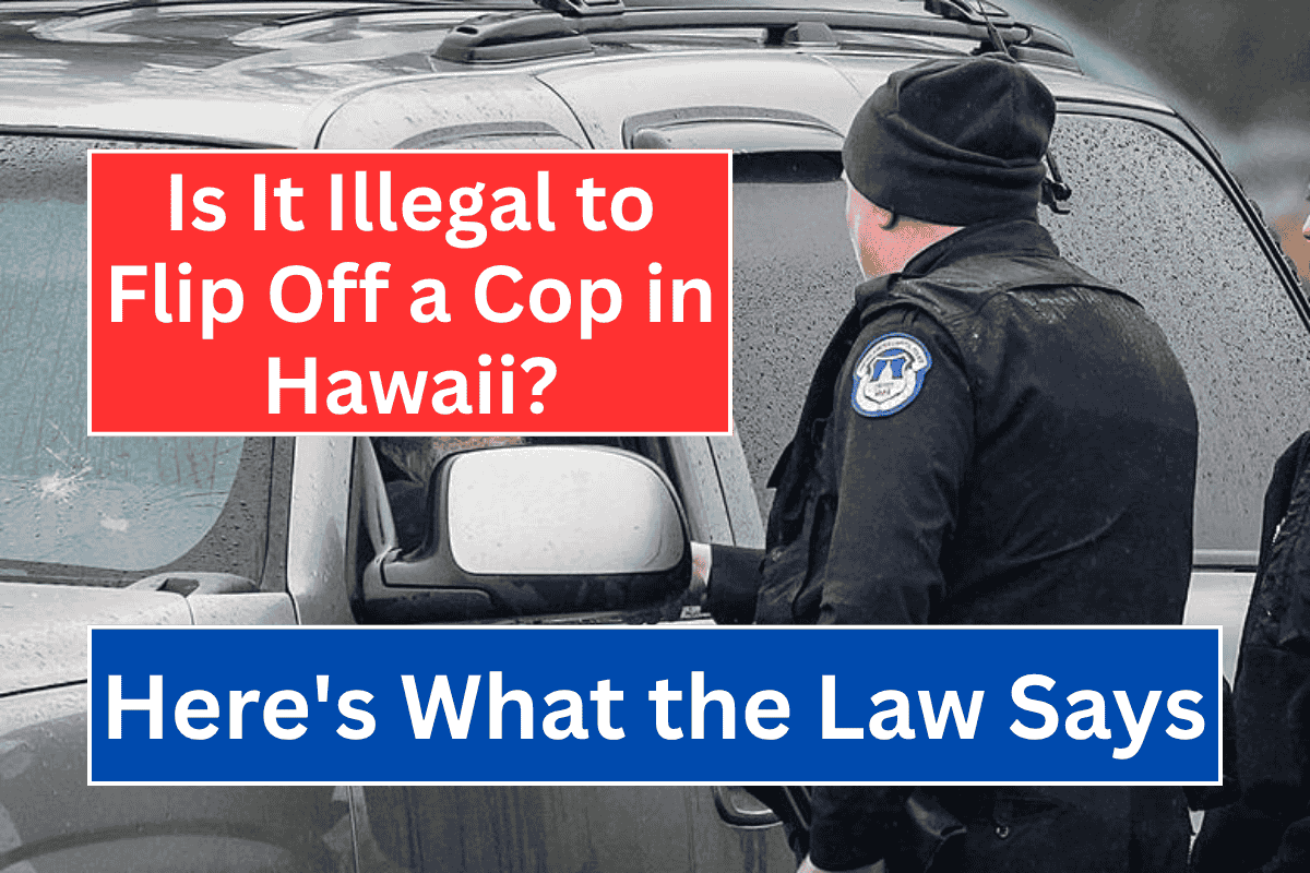 Is It Illegal to Flip Off a Cop in Hawaii? Here's What the Law Says