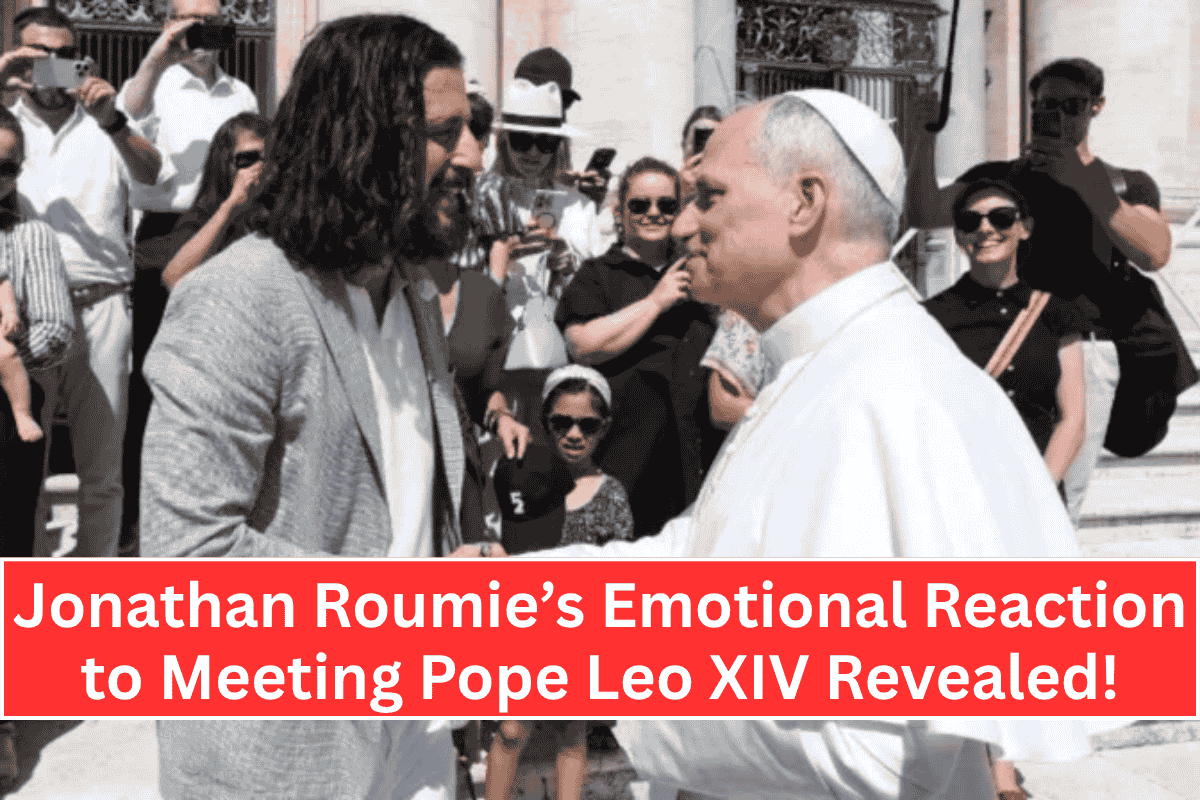 Jonathan Roumie’s Emotional Reaction to Meeting Pope Leo XIV Revealed!