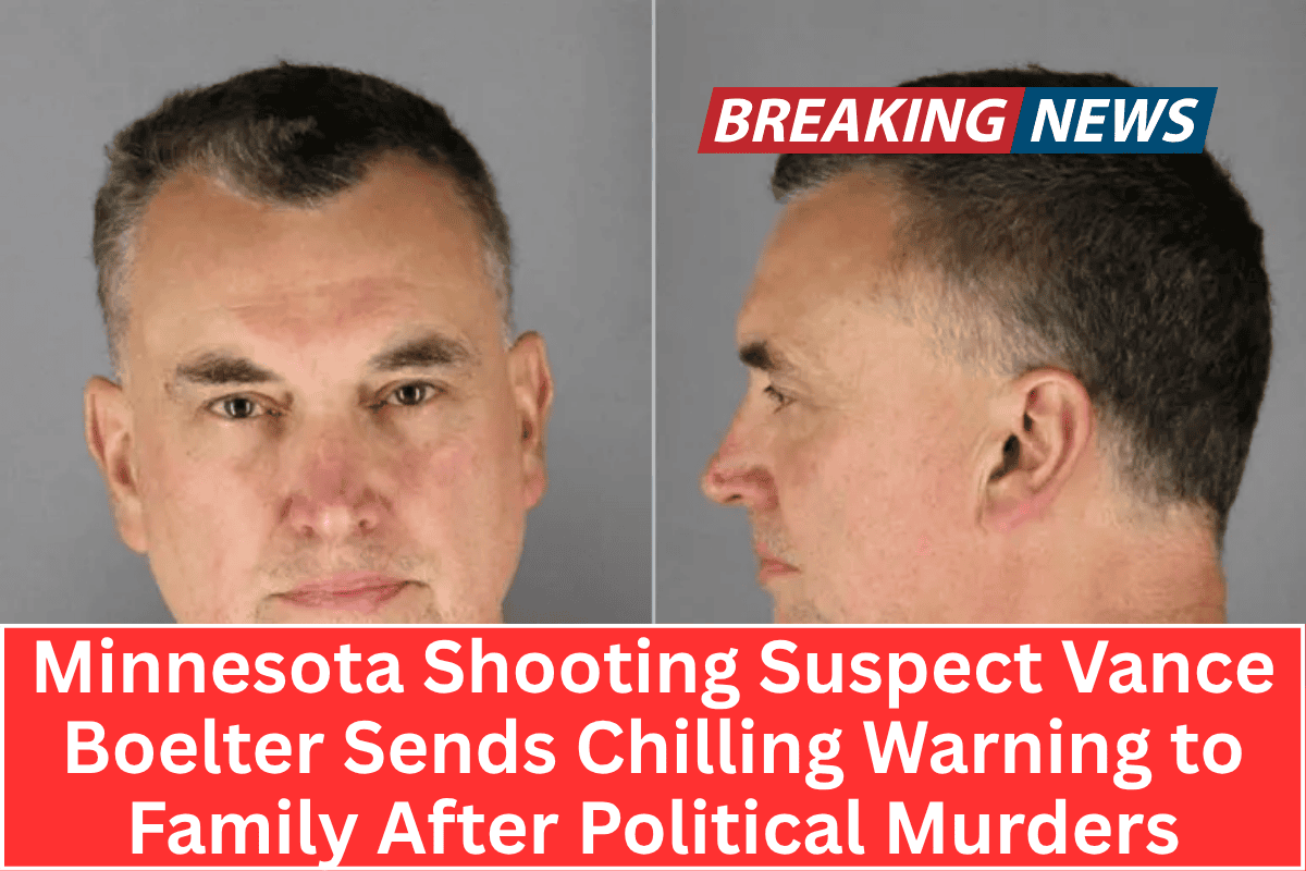 Minnesota Shooting Suspect Vance Boelter Sends Chilling Warning to Family After Political Murders