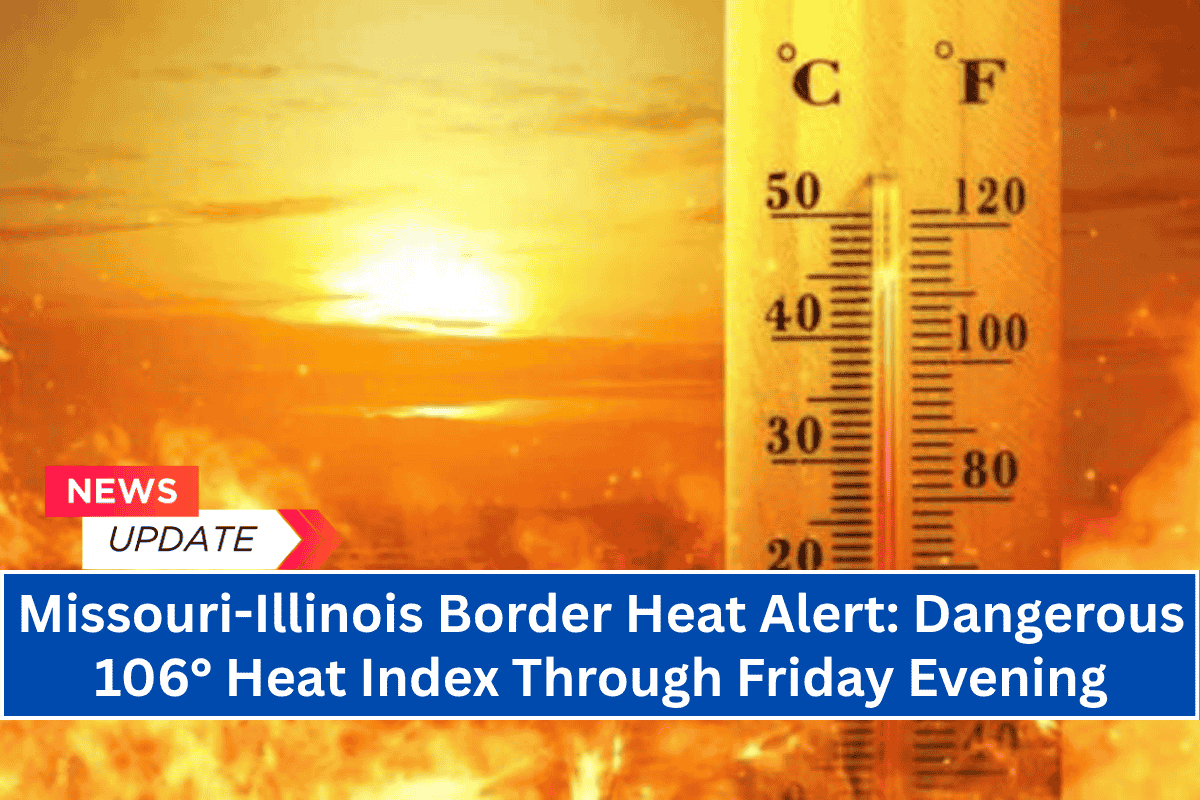 Missouri-Illinois Border Heat Alert: Dangerous 106° Heat Index Through Friday Evening