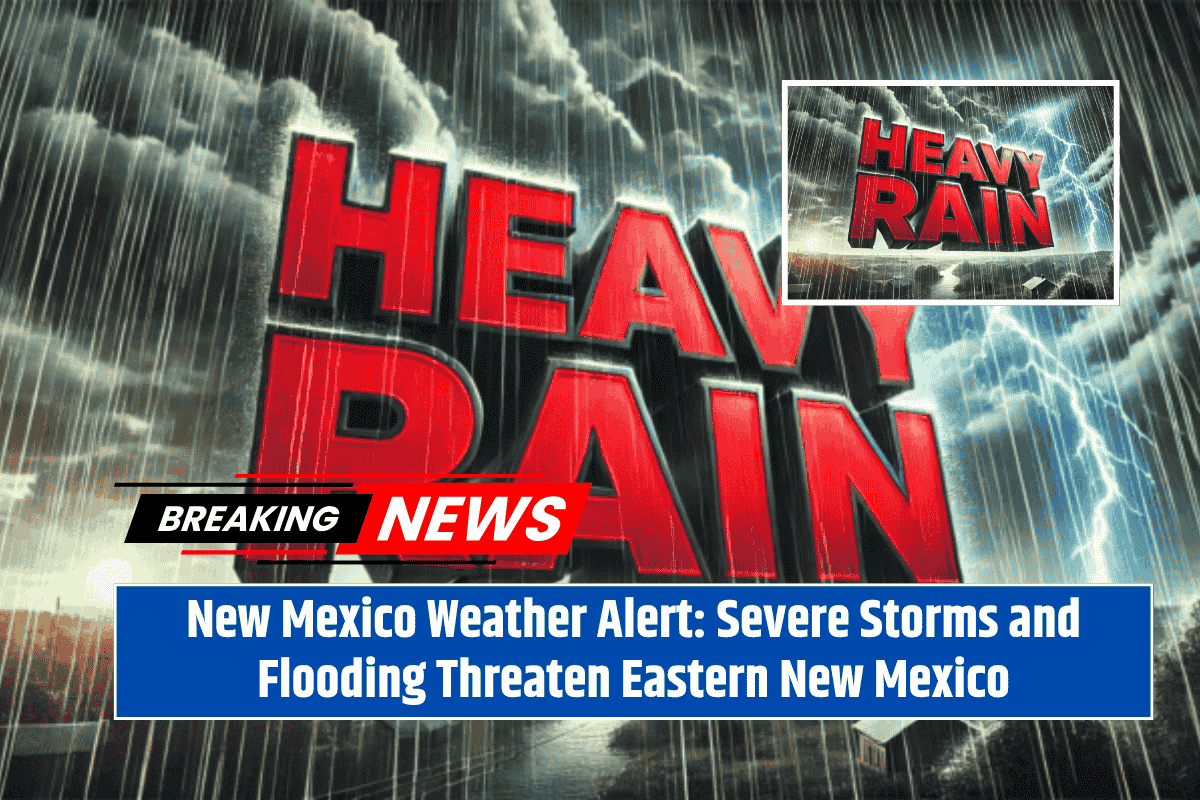 New Mexico Weather Alert: Severe Storms and Flooding Threaten Eastern New Mexico