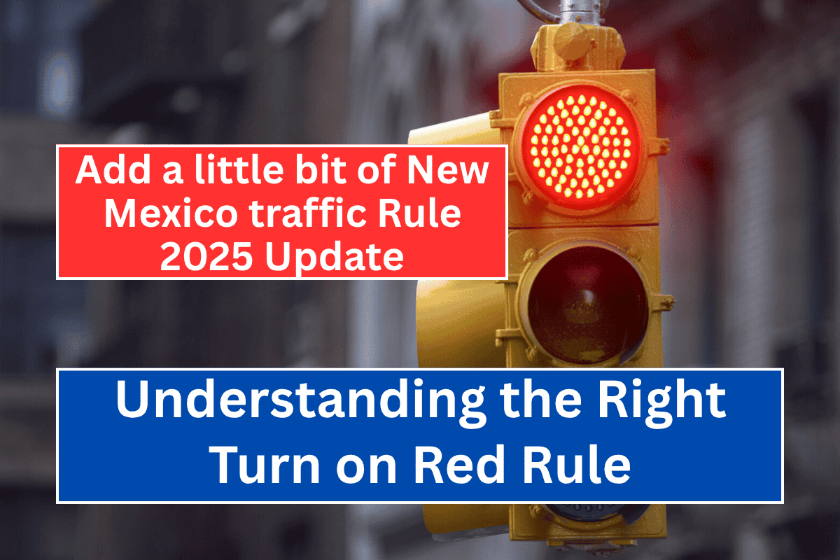 New Mexico traffic Rule 2025 Update: Understanding the Right Turn on Red Rule