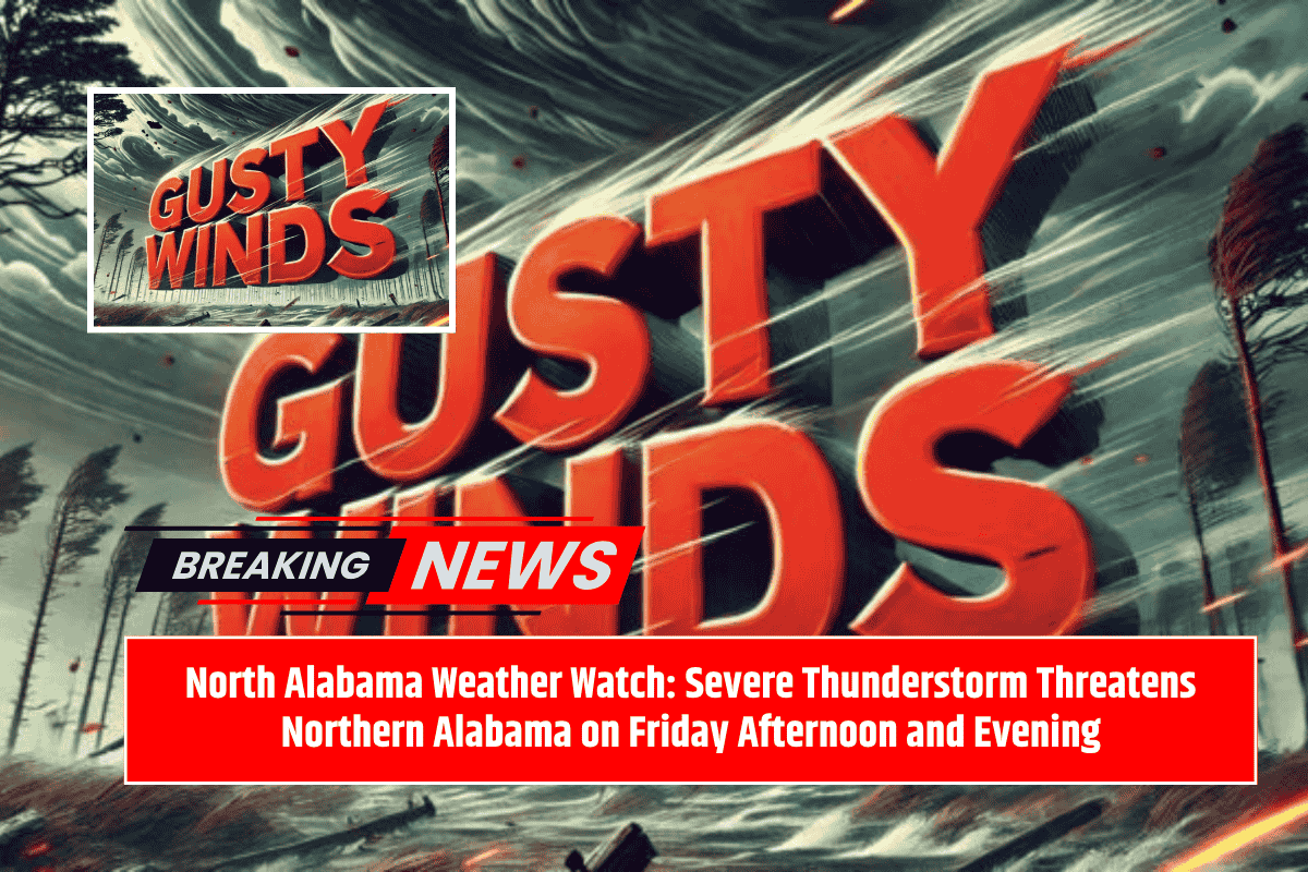 North Alabama Weather Watch: Severe Thunderstorm Threatens Northern Alabama on Friday Afternoon and Evening