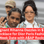 Pregnant Rihanna Dazzles in $70K Necklace for Dior Paris Fashion Week Date with A$AP Rocky