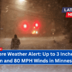 Severe Weather Alert: Up to 3 Inches of Rain and 80 MPH Winds in Minnesota