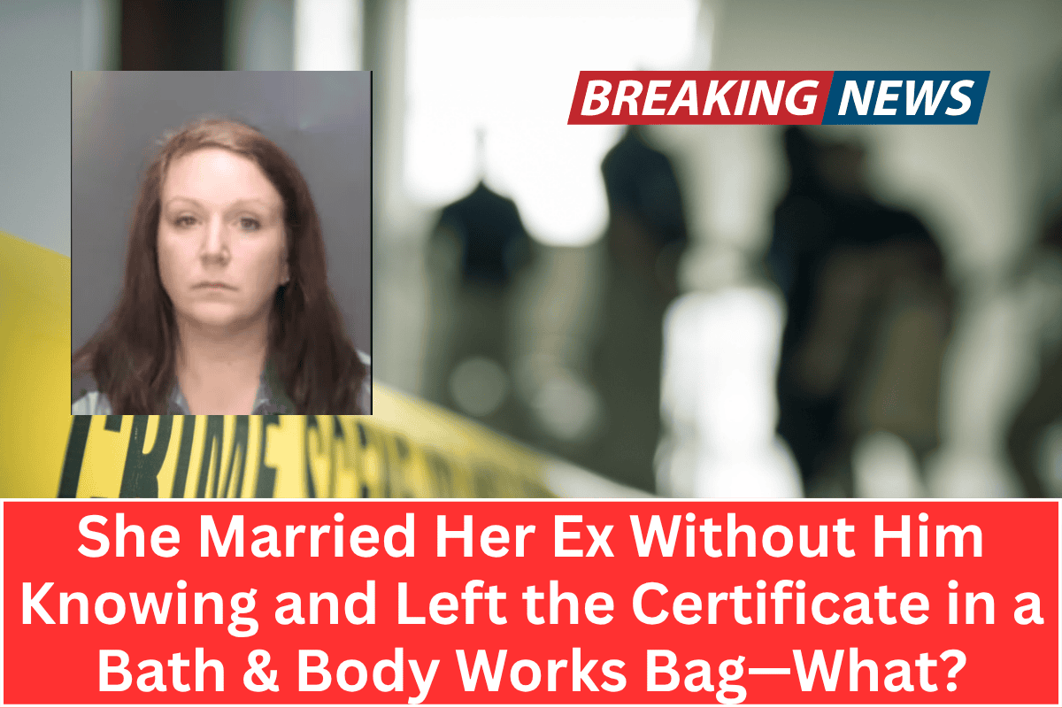 “She Married Her Ex Without Him Knowing and Left the Certificate in a Bath & Body Works Bag—What?”