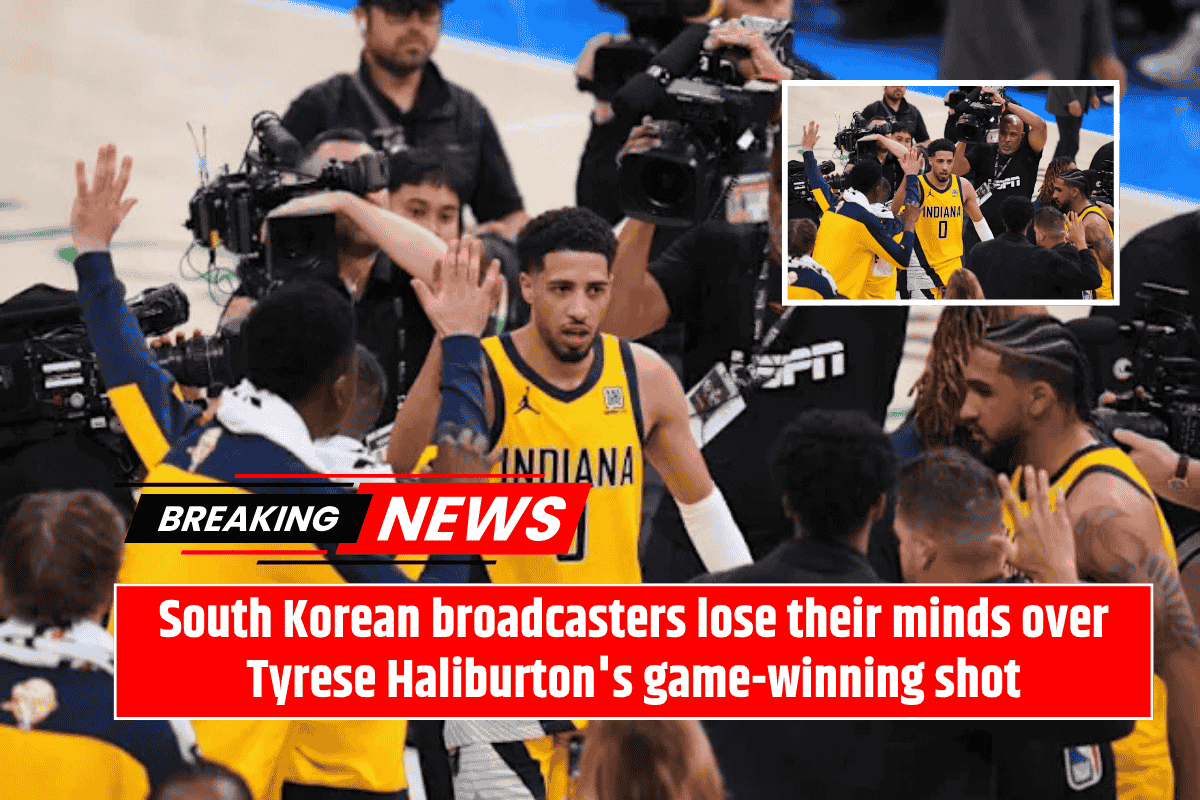 South Korean broadcasters lose their minds over Tyrese Haliburton's game-winning shot