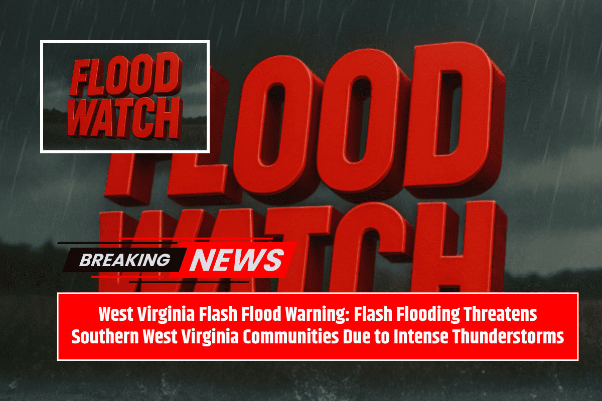 West Virginia Flash Flood Warning: Flash Flooding Threatens Southern West Virginia Communities Due to Intense Thunderstorms