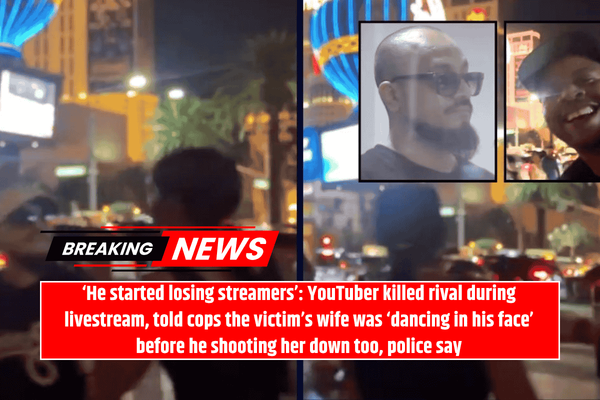 ‘He started losing streamers’: YouTuber killed rival during livestream, told cops the victim’s wife was ‘dancing in his face’ before he shooting her down too, police say
