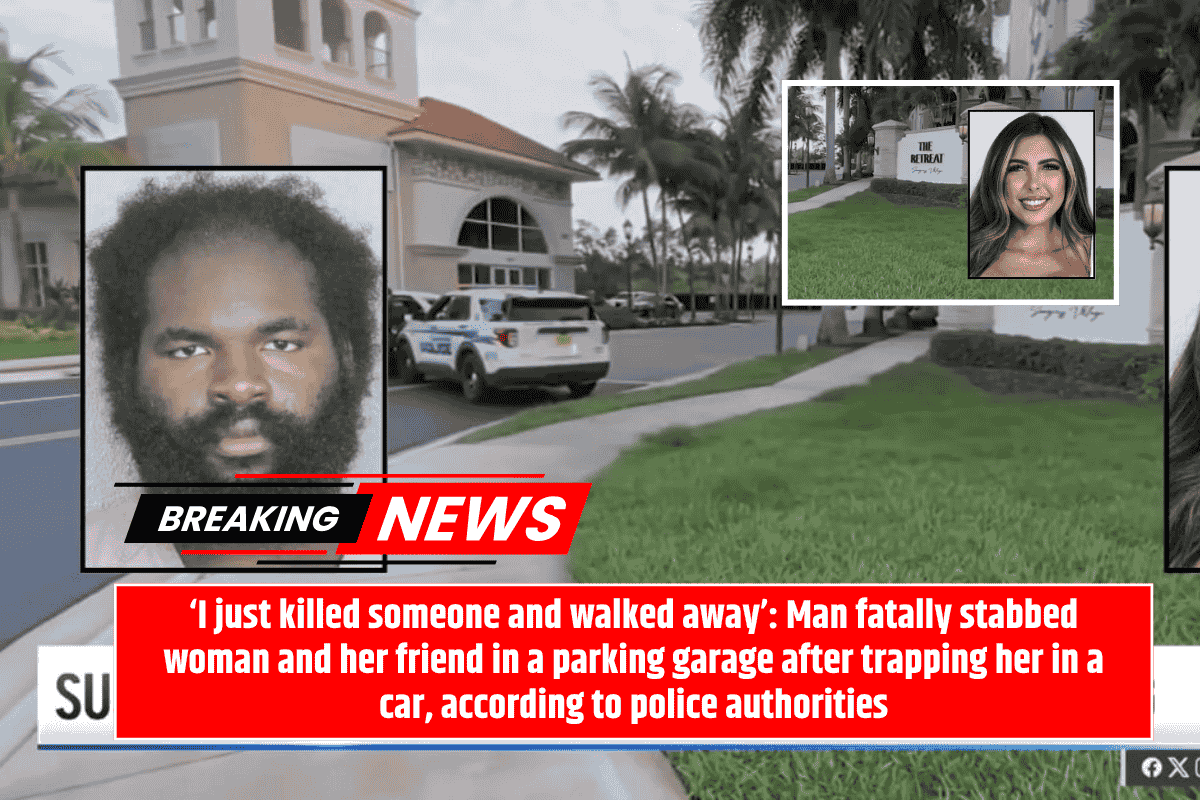 ‘I just killed someone and walked away’: Man fatally stabbed woman and her friend in a parking garage after trapping her in a car, according to police authorities