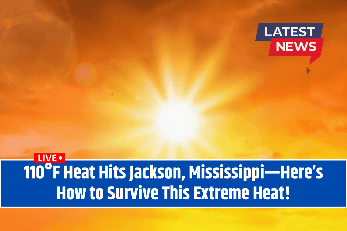 110°F Heat Hits Jackson, Mississippi—Here’s How to Survive This Extreme Heat!