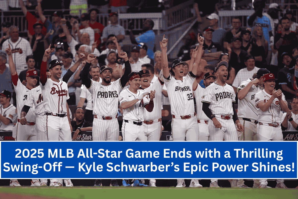 2025 MLB All-Star Game Ends with a Thrilling Swing-Off — Kyle Schwarber’s Epic Power Shines!