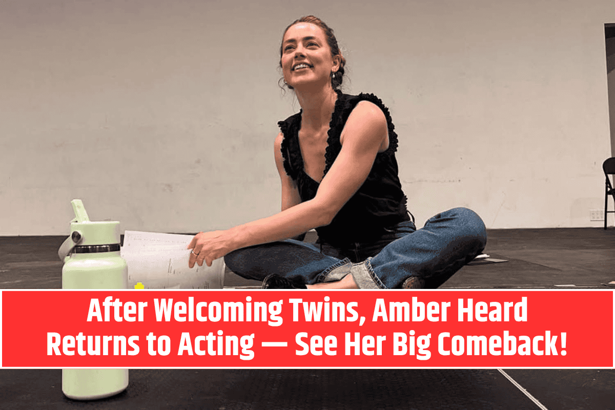 After Welcoming Twins, Amber Heard Returns to Acting — See Her Big Comeback!