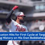 Byron Buxton Hits for First Cycle at Target Field, Making History on His Own Bobblehead Day