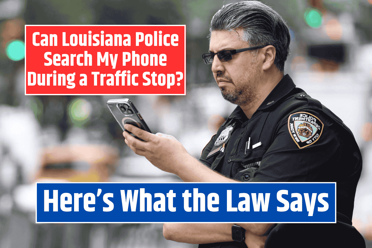 Can Louisiana Police Search My Phone During a Traffic Stop? Here's What the Law Says
