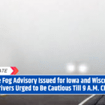 Dense Fog Advisory Issued for Iowa and Wisconsin: Drivers Urged to Be Cautious Till 9 A.M. CDT