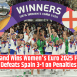 England Wins Women's Euro 2025 Final, Defeats Spain 3-1 on Penalties