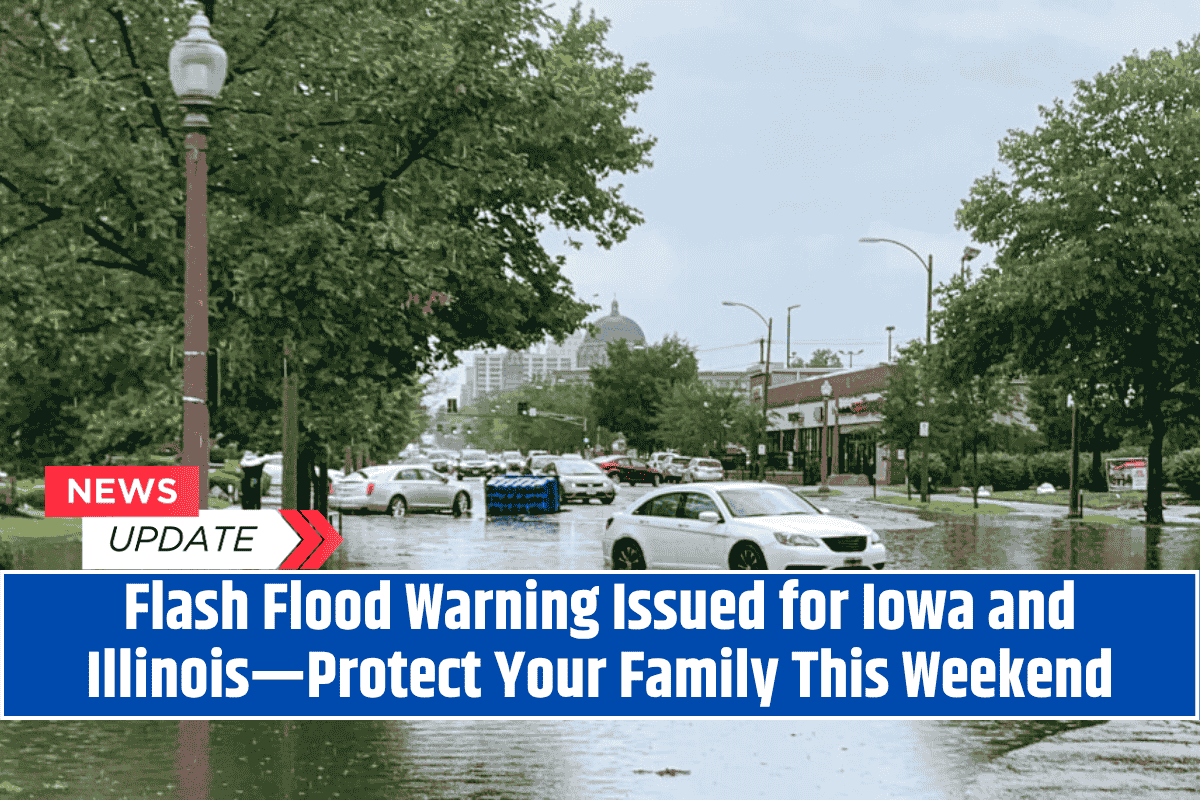 Flash Flood Warning Issued for Iowa and Illinois—Protect Your Family This Weekend
