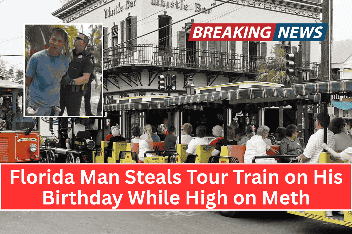 Florida Man Steals Tour Train on His Birthday While High on Meth