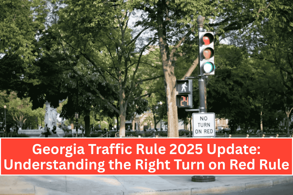 Georgia Traffic Rule 2025 Update: Understanding the Right Turn on Red Rule