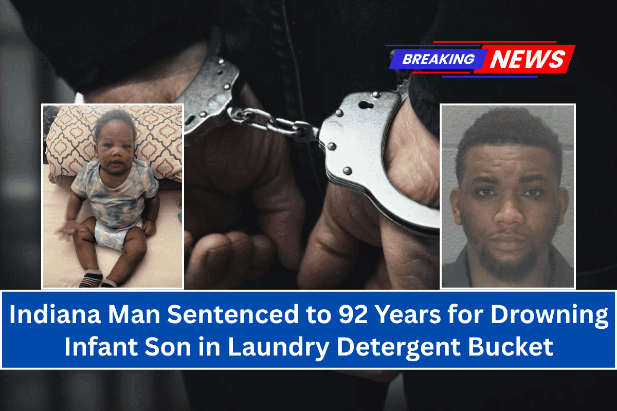 Indiana Man Sentenced to 92 Years for Drowning Infant Son in Laundry Detergent Bucket