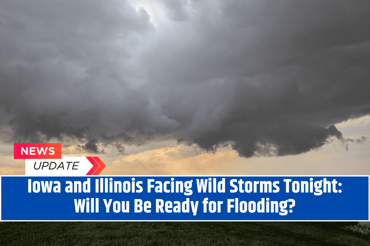 Iowa and Illinois Facing Wild Storms Tonight: Will You Be Ready for Flooding?