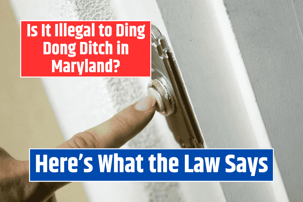 Is It Illegal to Ding Dong Ditch in Maryland? Here’s What the Law Says